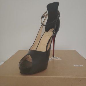 CHRISTIAN LOUBOUTIN Kid Mascaralta 120  Stiletto Peep-Toe Pumps